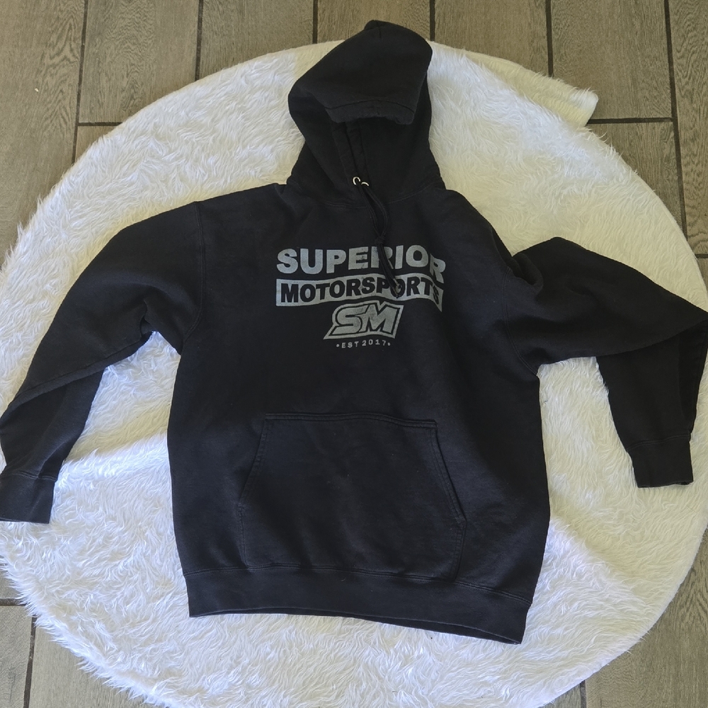 Superior Motorsports Black‎ Pullover Hoodie-L